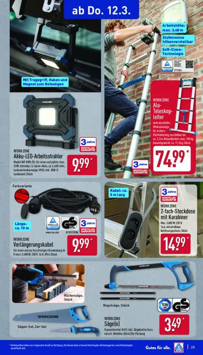 2-fach-Steckdose mit Karabiner