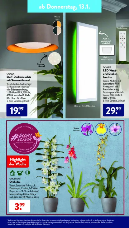 LED-Wand- und Deckenleuchte