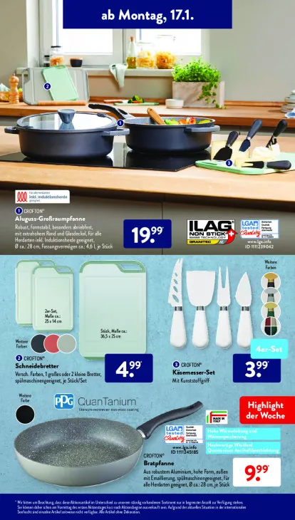 Aluguss-Großraumpfanne