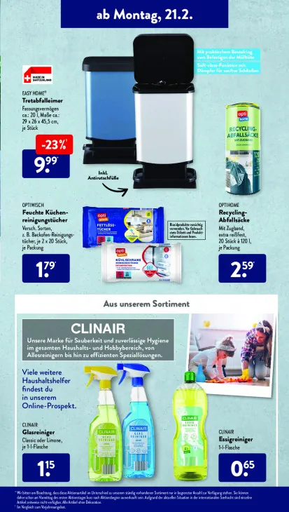 Feuchte Küchenreinigungstücher