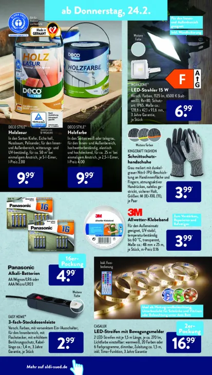 3-fach-Steckdosenleiste