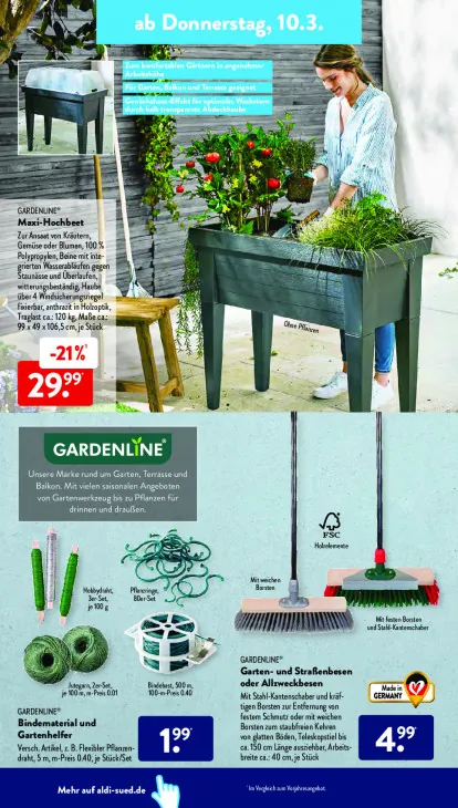 Bindematerial und Gartenhelfer