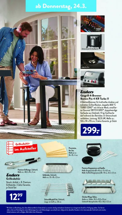 Gasgrill 4-Brenner Boston Pro 4 KR Turbo II