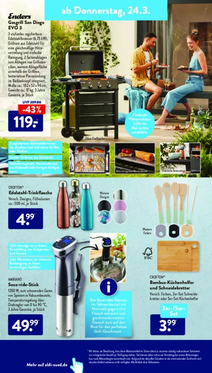 Bambus-Küchenhelfer und Schneidebretter