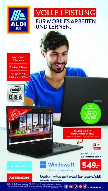 AKOYA 15,6" Notebook E15410