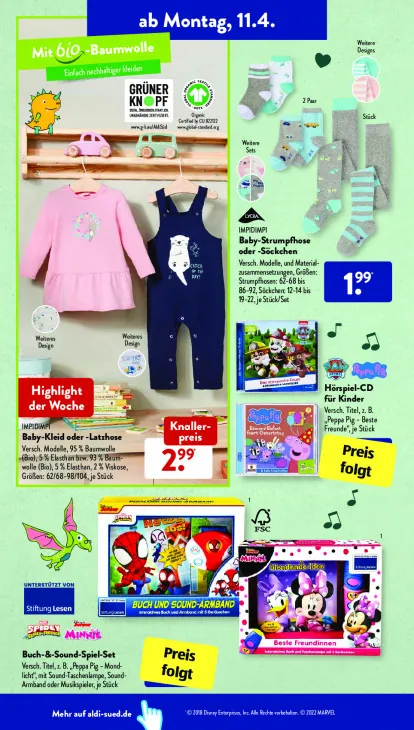 Baby-Kleid oder -Latzhose