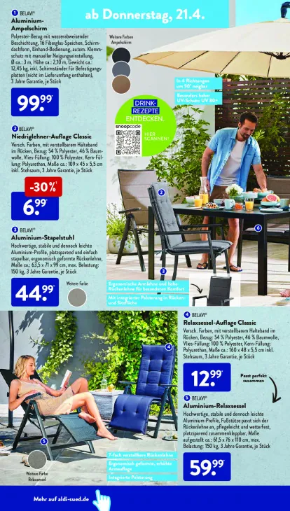 Aluminium-Ampelschirm