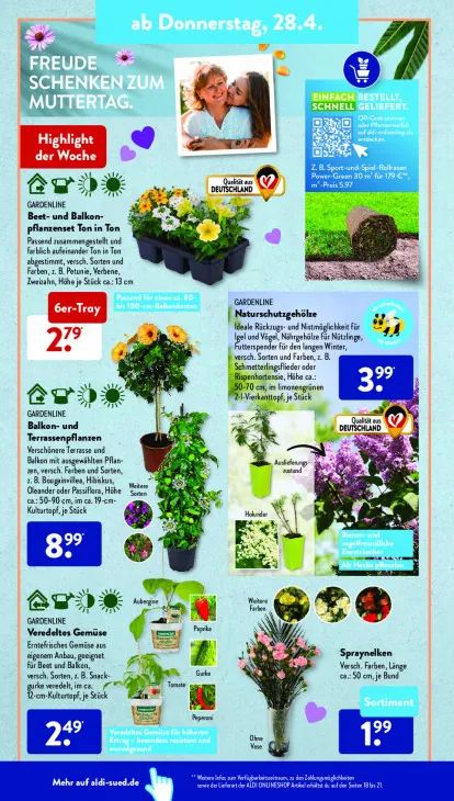 Balkon- und Terrassenpflanzen