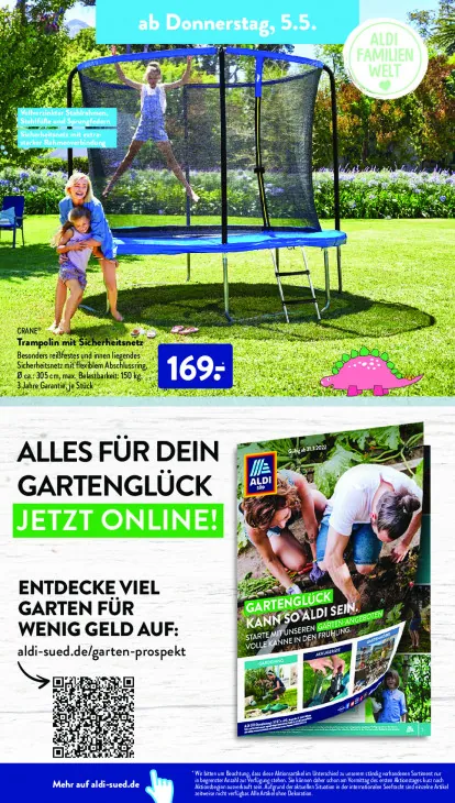 Trampolin mit Sicherheitsnetz