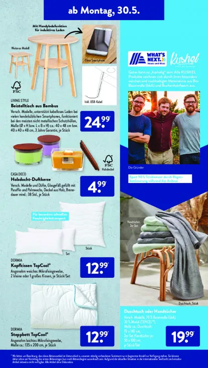 Beistelltisch aus Bambus