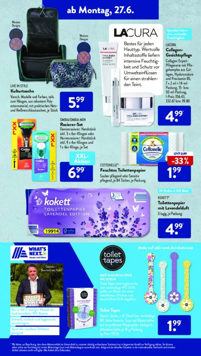 Feuchtes Toilettenpapier