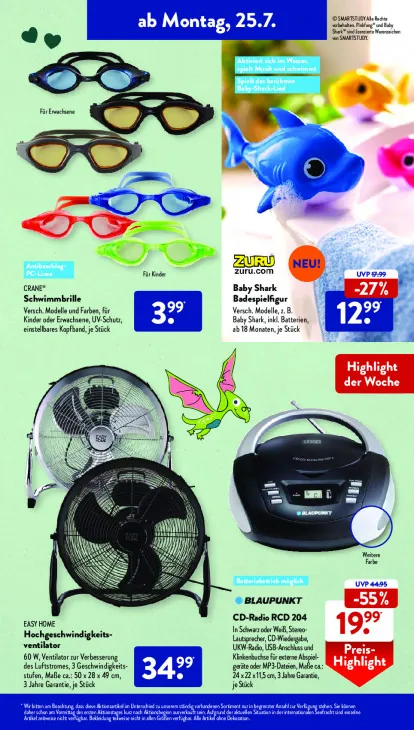 Baby Shark Badespielfigur