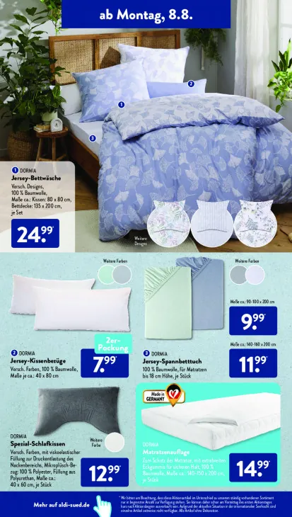 Jersey-Bettwäsche