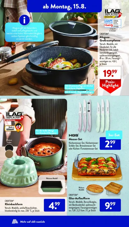 Aluguss-Großraumpfanne