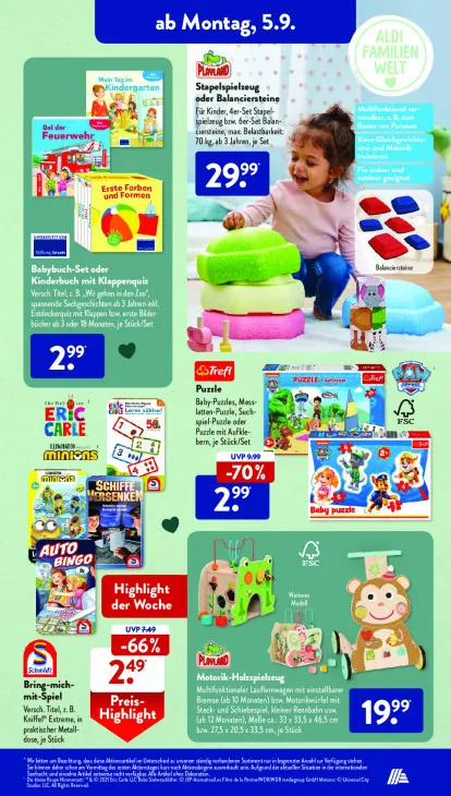 Babybuch-Set oder Kinderbuch mit Klappenquiz