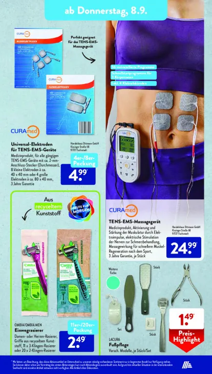 TENS-EMS-Massagegerät