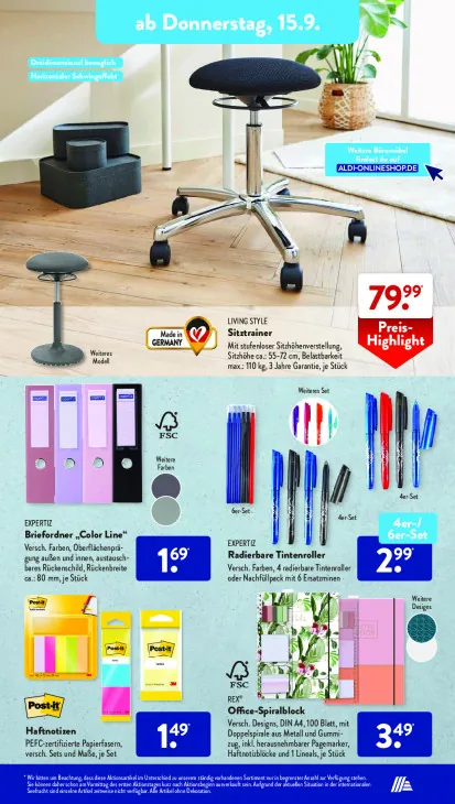 Briefordner „Color Line“