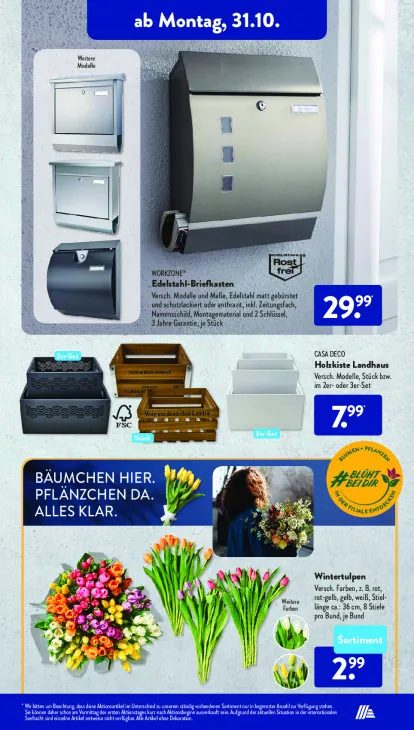 Edelstahl-Briefkasten