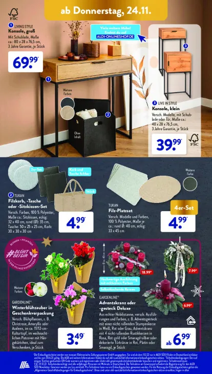 Adventskranz oder -gesteck Deluxe