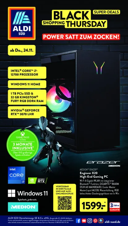 Engineer X20 High-End Gaming PC