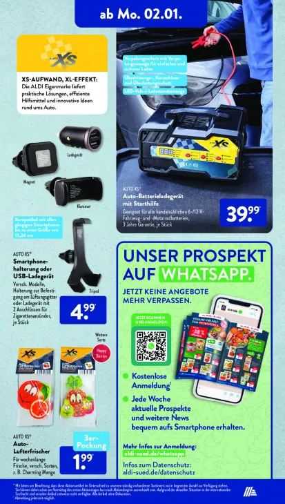 Auto-Batterieladegerät mit Starthilfe