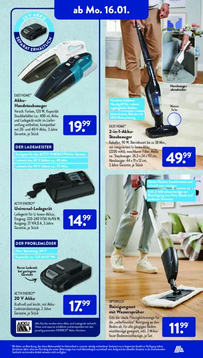 2-in-1-Akku-Staubsauger