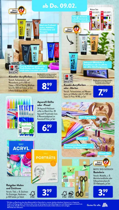 Aquarell-Stifte oder -Pinsel