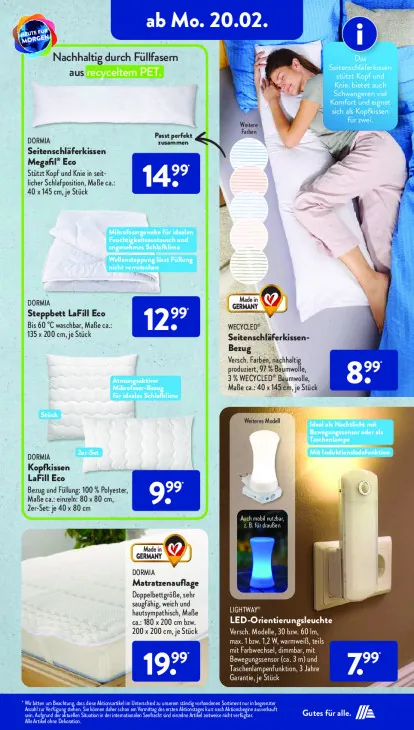 Kopfkissen LaFill Eco