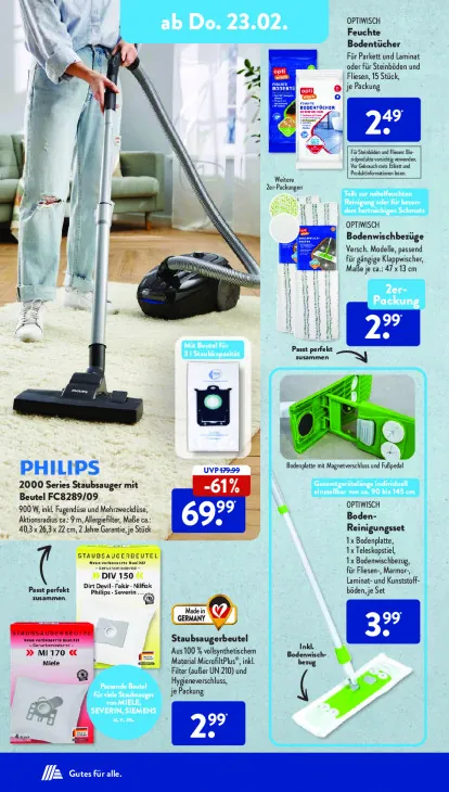 2000 Series Staubsauger mit Beutel FC8289/09