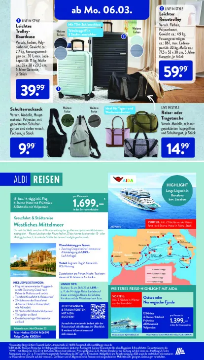 Leichter Reisetrolley