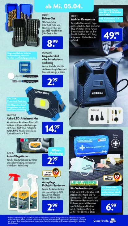 Akku-LED-Arbeitsstrahler