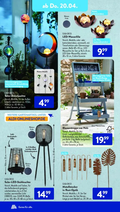 Blumentreppe aus Holz