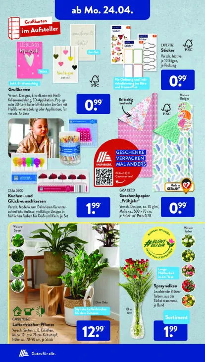 Geschenkpapier „Frühjahr“