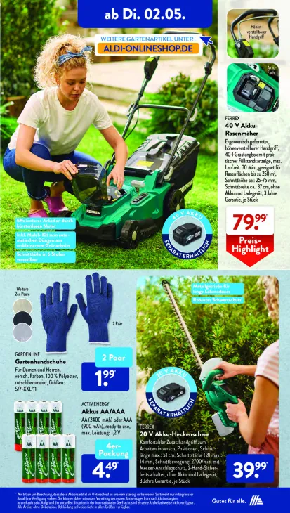 20 V Akku-Heckenschere