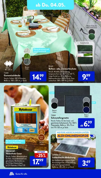 Balkon- oder Zaunsichtschutz