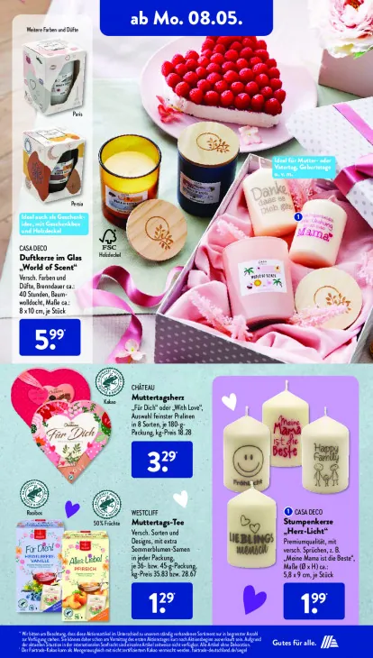 Duftkerze im Glas "World of Scent"