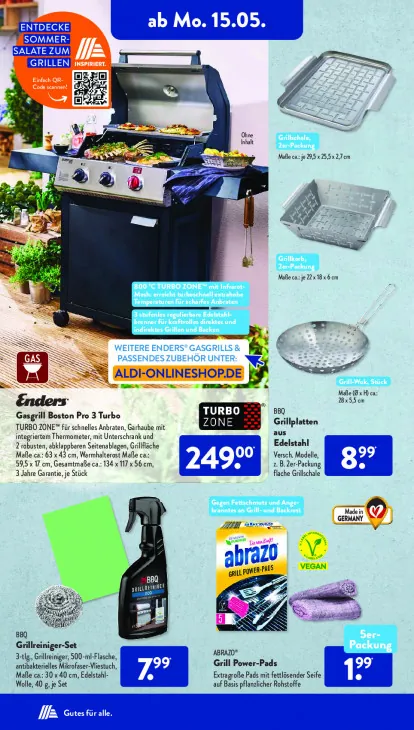 Gasgrill Boston Pro 3 Turbo