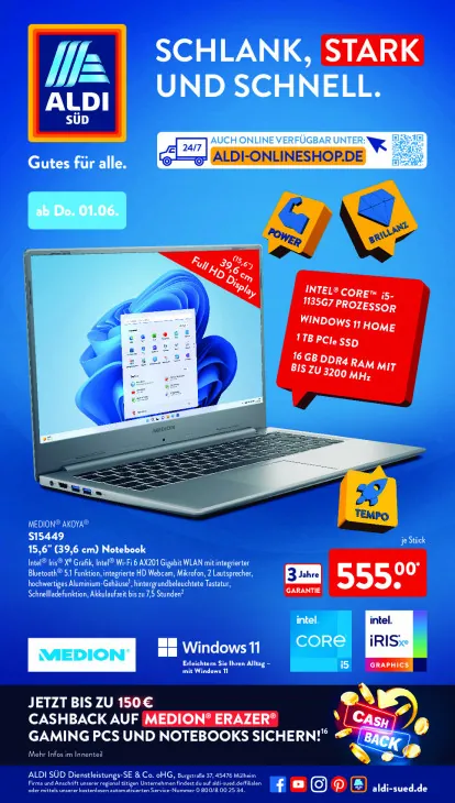 S15449 15,6" (39,6 cm) Notebook