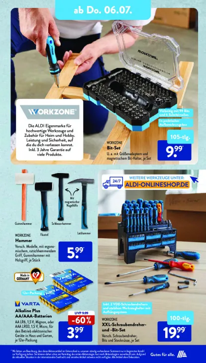 Alkaline Plus AA/AAA-Batterien