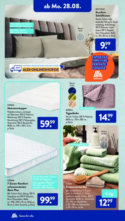 7-Zonen-Komfortschaummatratze Basic Plus