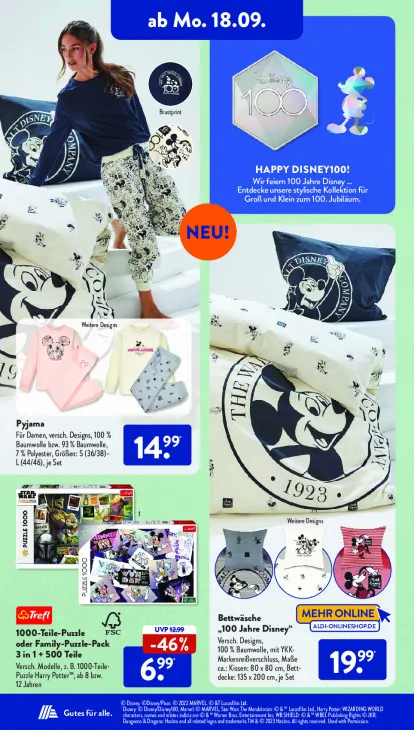 1000-Teile-Puzzle oder Family-Puzzle-Pack 3 in 1 + 500 Teile