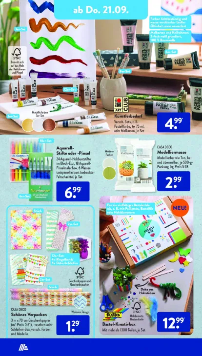 Aquarell-Stifte oder -Pinsel