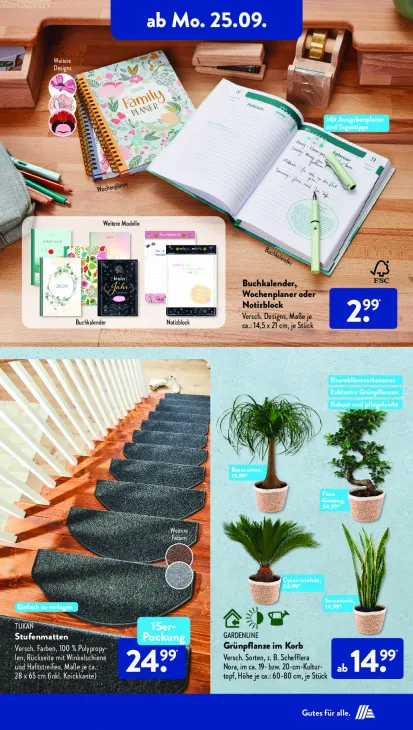 Buchkalender, Wochenplaner oder Notizblock