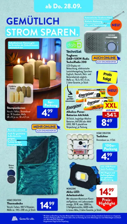 Akku-LED-Arbeitsstrahler