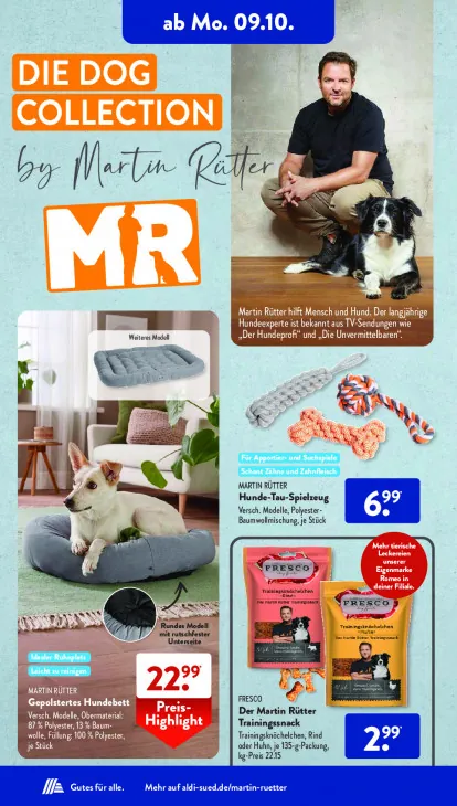 Gepolstertes Hundebett