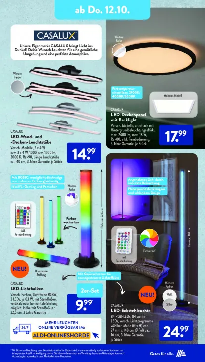 LED-Deckenpanel mit Backlight