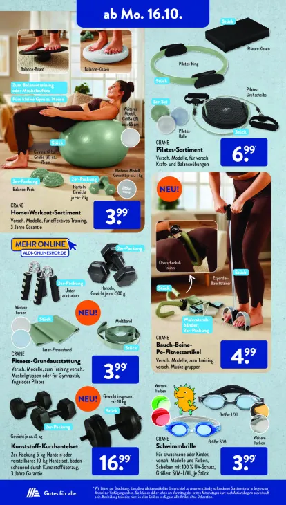 Bauch-Beine-Po-Fitnessartikel