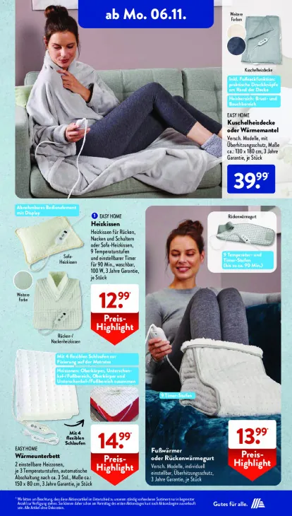 Fußwärmer oder Rückenwärmegurt