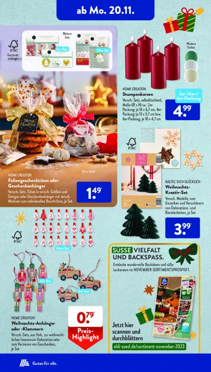 Foliengeschenktüten oder Geschenkanhänger