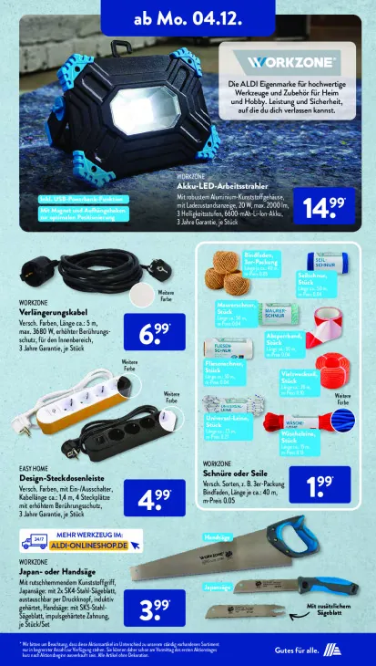 Akku-LED-Arbeitsstrahler